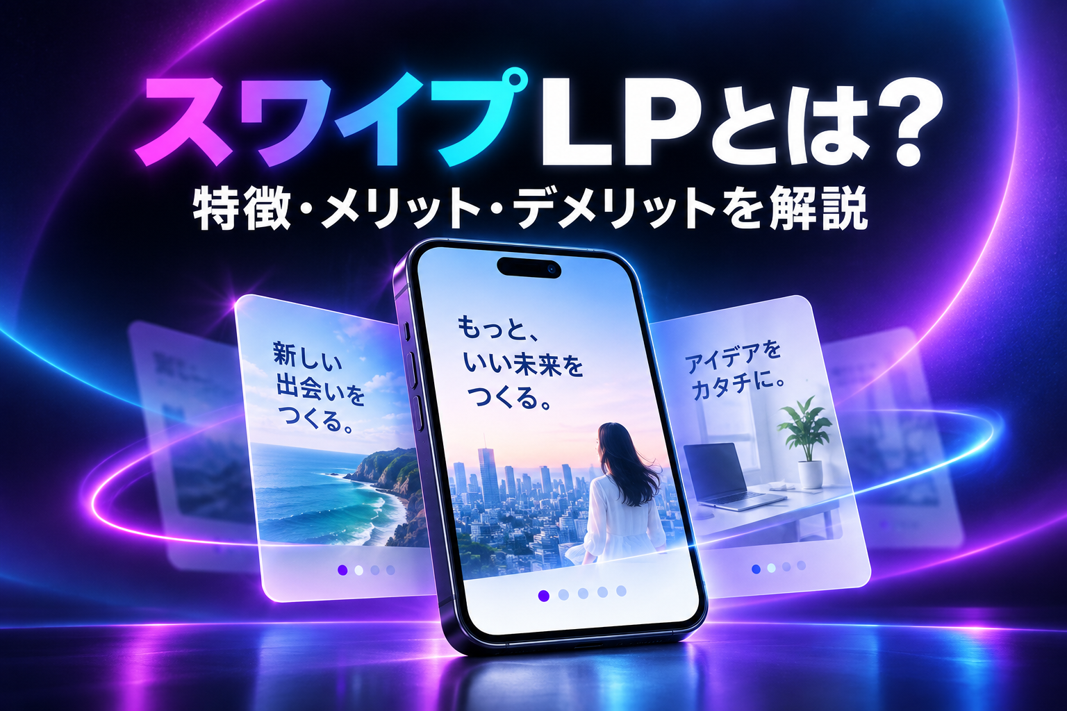 スワイプLPとは？特徴・メリット・デメリット・向いている商材までわかりやすく解説